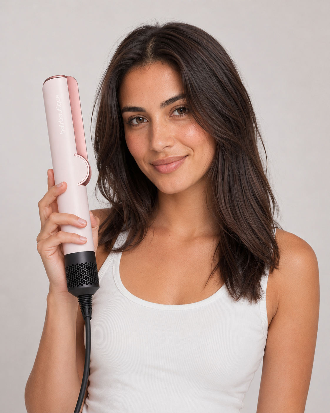 Hairboutique® HairLiss — 2-in-1 Rose - Sécheur lisseur.