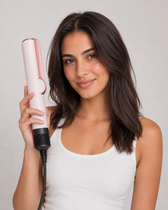 Hairboutique® HairLiss — 2-in-1 Rose - Sécheur lisseur.