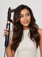 Hairboutique® Seche-cheveux HairStyler 8-in-1 Bleu Nuit-Doré/Rose