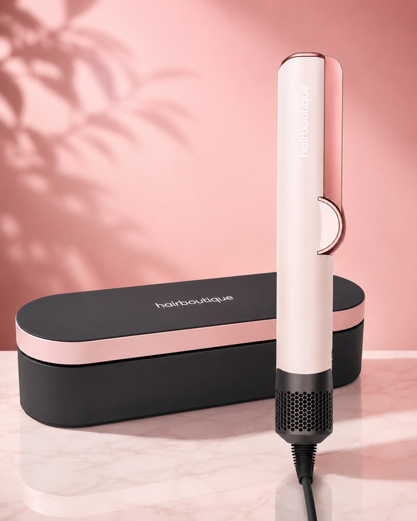 HairLiss — 2-in-1 Rose - Sécheur lisseur.