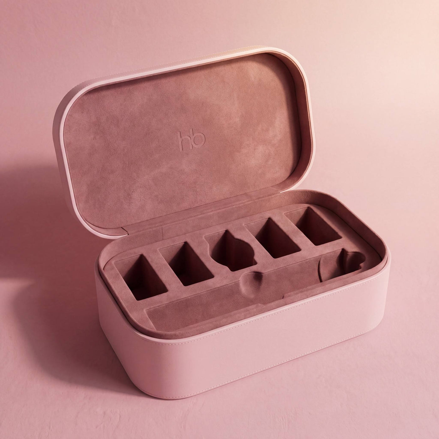 Coffret de rangement Rose — coffret cuir
